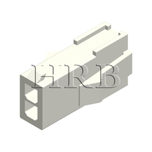 Разъем HRB, шаг 4,14 мм [0,162 дюйма], провод к проводу, однорядный, 2 положения, съемный корпус с панельным ушком
