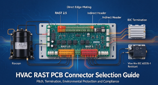 Как выбрать разъемы RAST для печатных плат для плат управления HVAC