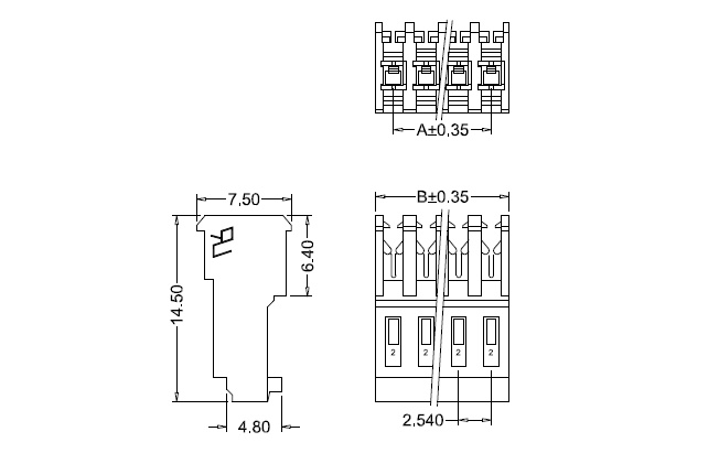 M2051-NR Размер IDC
